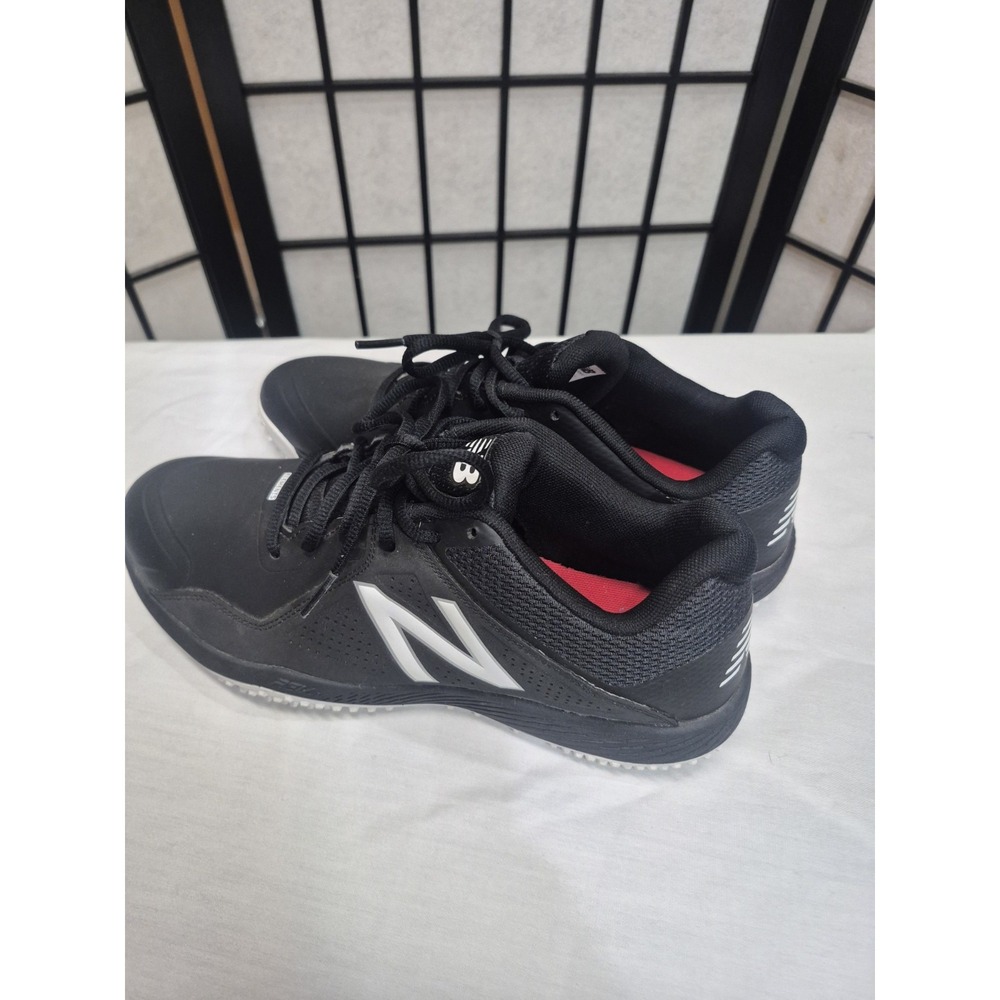 New Balance Men's Black Athletic Shoes baseball T4040SK4 size 8.5